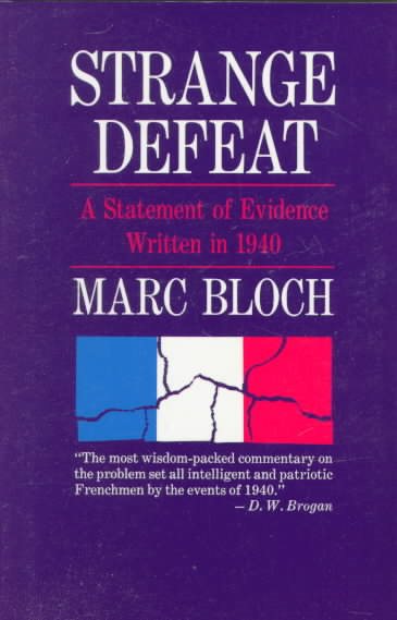 Strange Defeat: A Statement of Evidence Written in 1940 cover