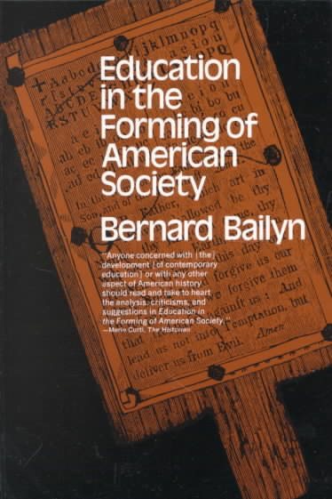 Education in the Forming of American Society cover