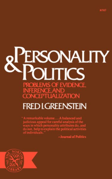 Personality and Politics: Problems of Evidence, Inference, and Conceptualization cover
