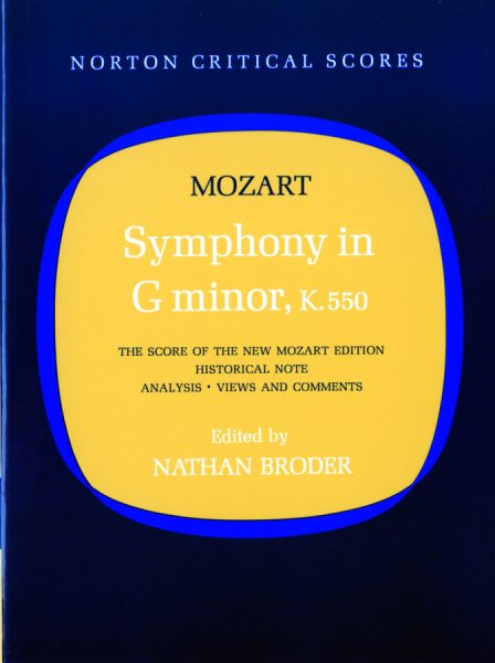 Symphony in G Minor, K. 550 (Norton Critical Scores) cover
