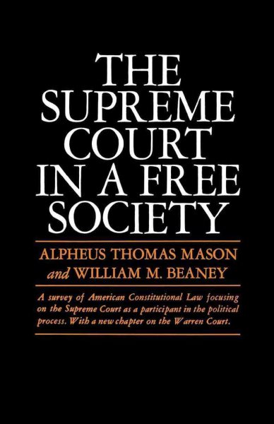 The Supreme Court in a Free Society cover