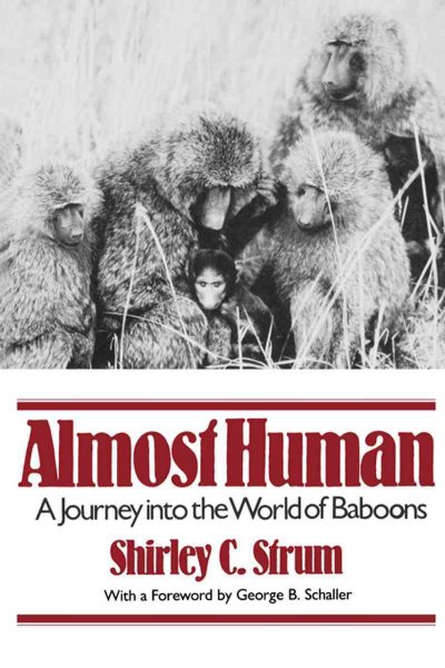 Almost Human: A Journey Into the World of Baboons cover