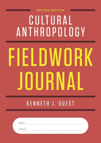 Cultural Anthropology Fieldwork Journal cover