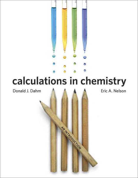 Calculations in Chemistry: An Introduction cover