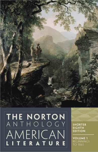The Norton Anthology of American Literature, Vol. 1 (Shorter Eighth Edition) cover