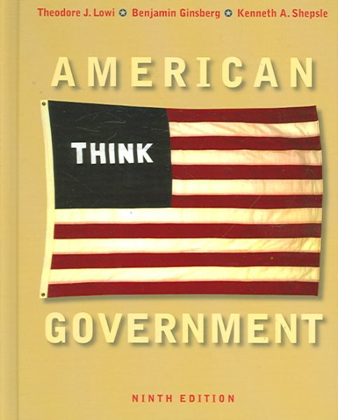 American Government, Ninth Regular Edition cover