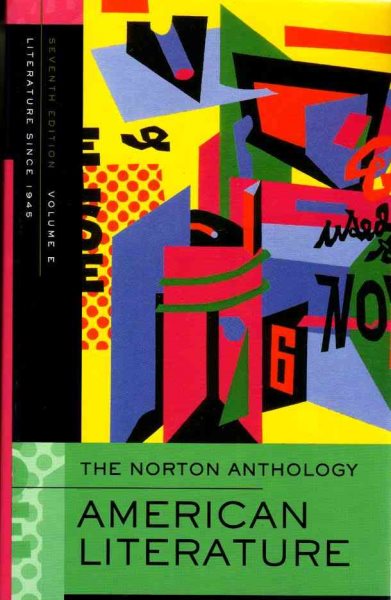 The Norton Anthology of American Literature: Volume E: 1945 to the Present cover