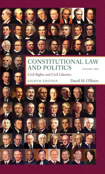 Constitutional Law and Politics: Civil Rights and Civil Liberties (Eighth Edition)  (Vol. 2) cover