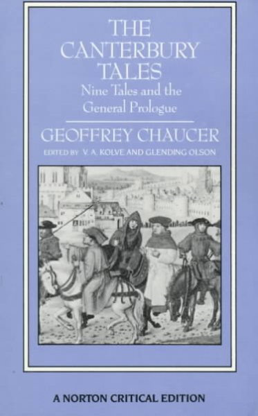 The Canterbury Tales: Nine Tales and the General Prologue (Norton Critical Editions) cover