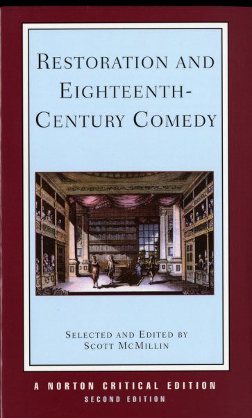 Restoration and Eighteenth-Century Comedy (Norton Critical Editions) cover