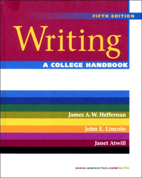 Writing: A College Handbook cover