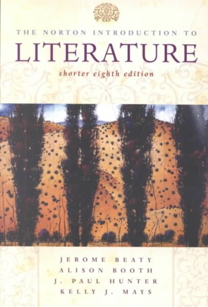 The Norton Introduction to Literature: Shorter 8th Edition cover
