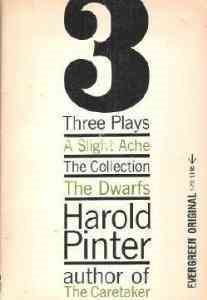 Three Plays: A Slight Ache, The Collection, and The Dwarfs cover