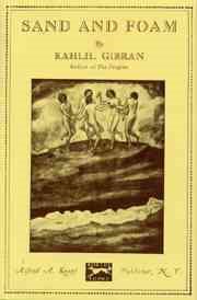 Sand and Foam (The Kahlil Gibran Pocket Library) cover