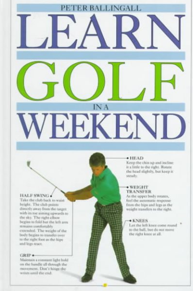 Learn Golf in a Weekend (Learn in a Weekend) cover