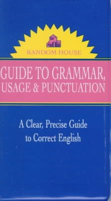 Random House Guide to Grammar, Usage, and Punctuation cover