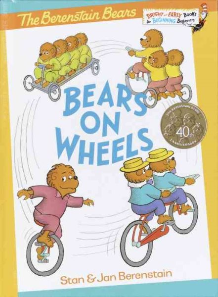 Bears on Wheels (Bright & Early Books) cover