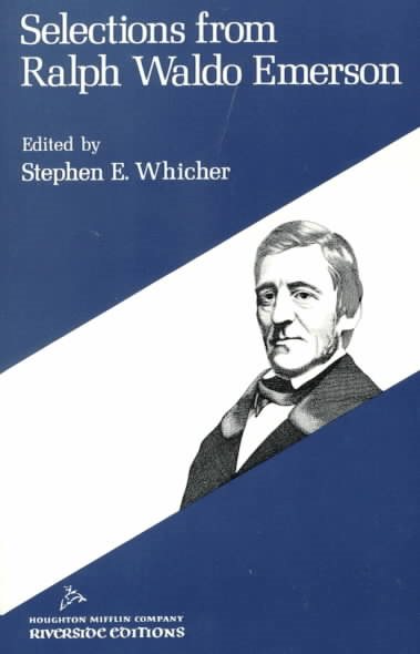 Selections from Ralph Waldo Emerson (Riverside Editions, A13) cover