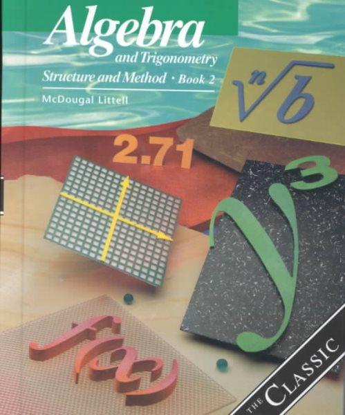 McDougal Littell High School Math: Student Edition Algebra 2 1992 cover