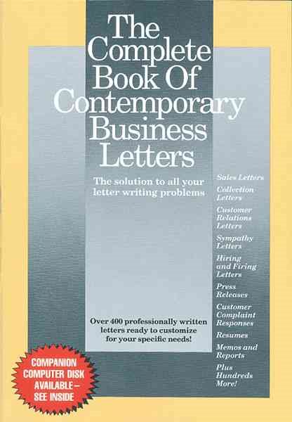 The Complete Book of Contemporary Business Letters cover