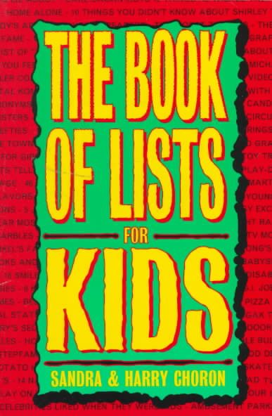 The Book of Lists for Kids cover