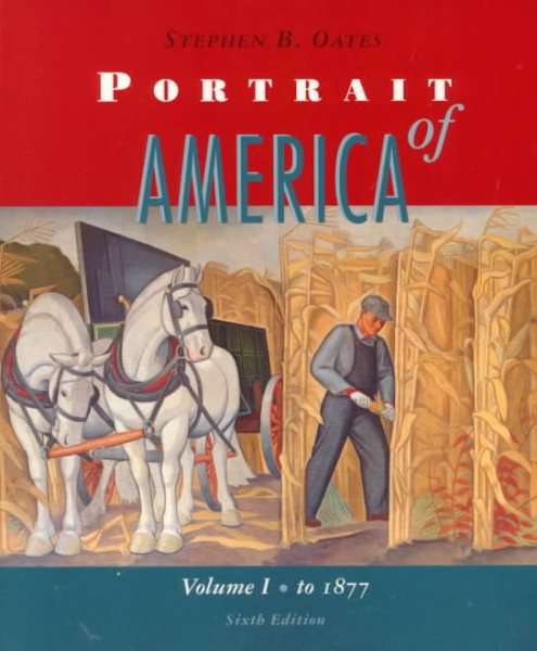 Portrait of America Volume 1: To 1877 (From Before Columbus to the End of Reconstruction) cover