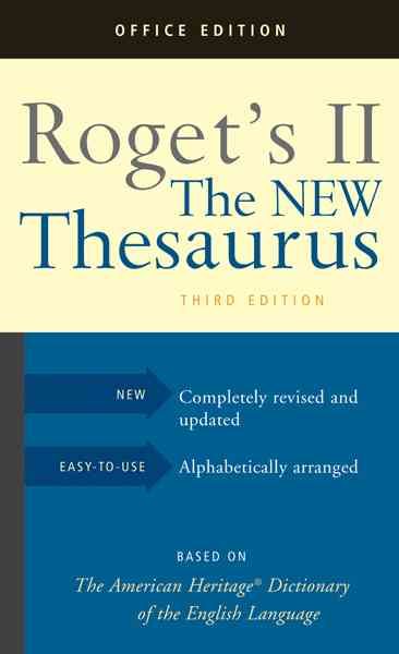 Roget's II: The New Thesaurus cover