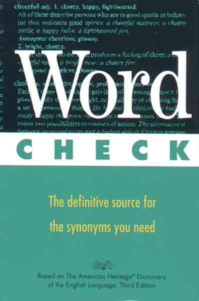 Word Check: A Concise Thesaurus