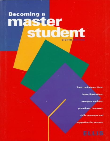 Becoming a Master Student, Eighth Edition cover
