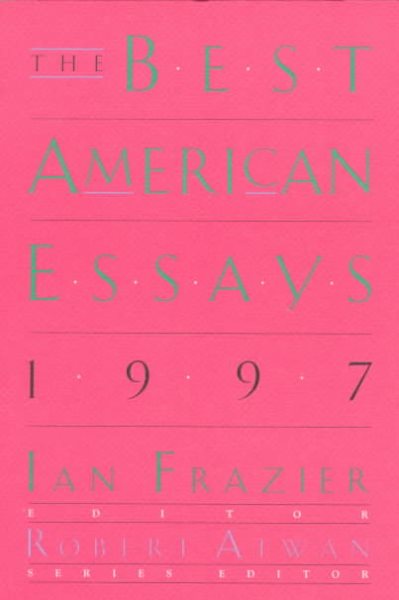 The Best American Essays 1997 cover