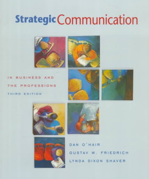 Strategic Communication in Business & the Professions cover