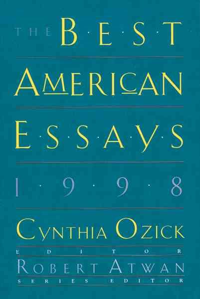 The Best American Essays 1998 cover