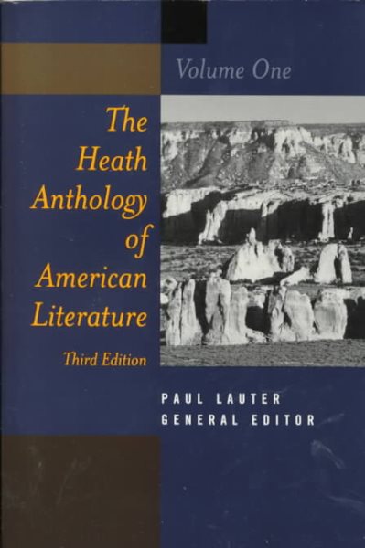 The Heath Anthology of American Literature cover