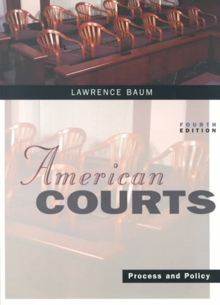 American Courts: Process and Policy cover