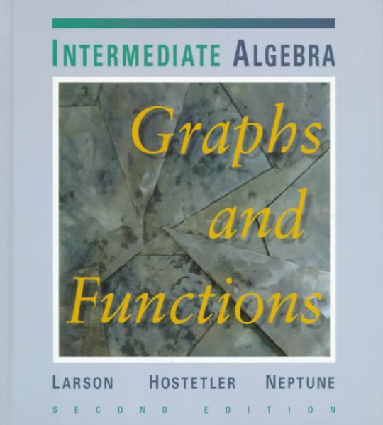 Intermediate Algebra: Graphs and Functions cover