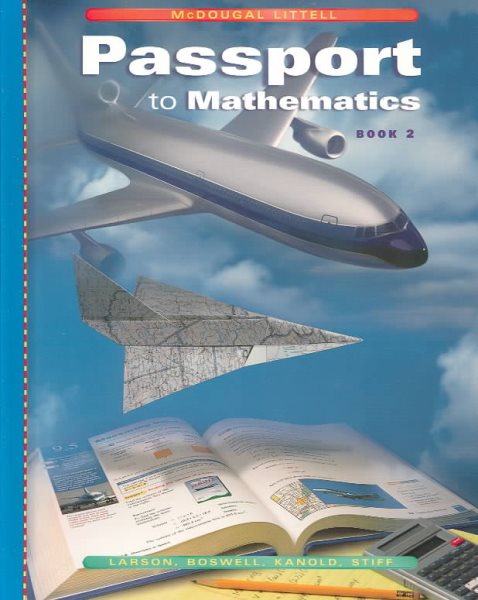 Passport to Mathematics Book 2, Grade 7: Mcdougal Littell Passports cover