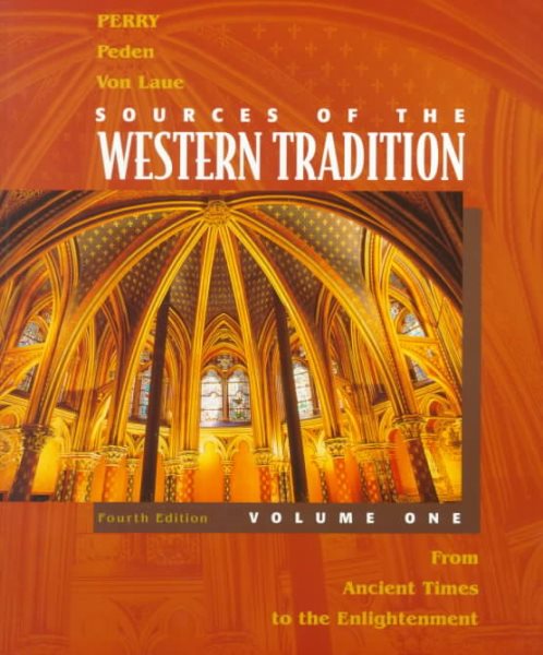 Sources of the Western Tradition: From Ancient Times to the Enlightenment