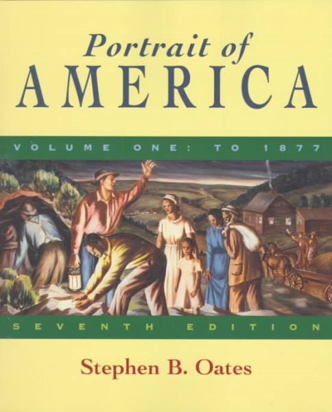 Portrait of America: From Before Columbus to the End of Reconstruction cover