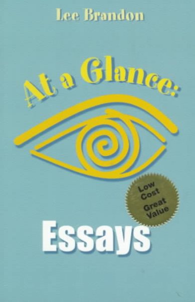 At a Glance: Essays cover
