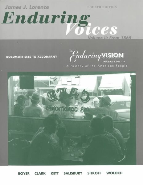 Enduring Voices Document Sets, Vol. 2 cover