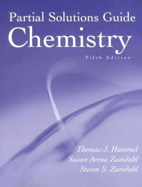Chemistry, 5th edition (Partial Solutions Guide) cover