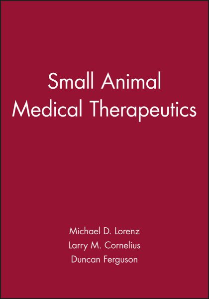 Small Animal Medical Therapeutics cover