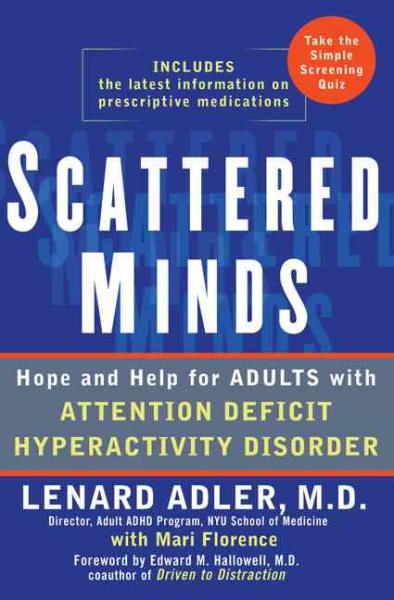 Scattered Minds: Hope and Help for Adults with ADHD cover