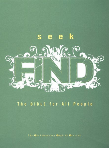 Seek Find: the Bible for All People (Contemporary English Version) cover