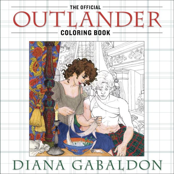The Official Outlander Coloring Book: An Adult Coloring Book cover
