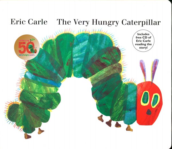 The Very Hungry Caterpillar: board book & CD cover