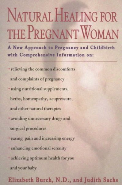 Natural healing for the pregnant woman cover