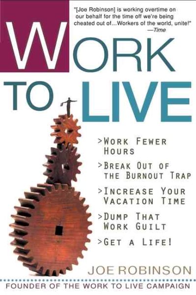 Work to Live cover