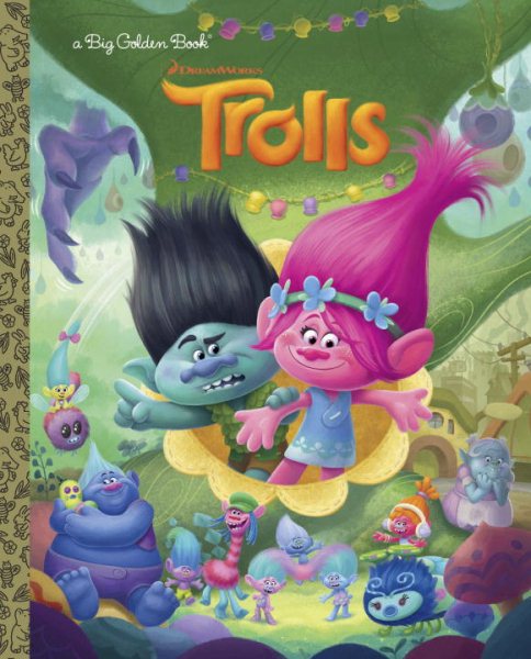 Trolls Big Golden Book (DreamWorks Trolls) cover