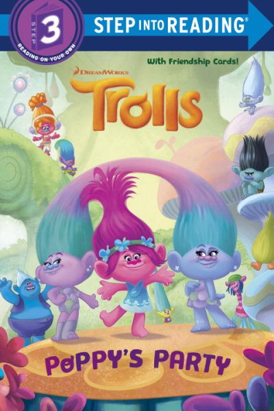 Poppy's Party (DreamWorks Trolls) (Step into Reading) cover